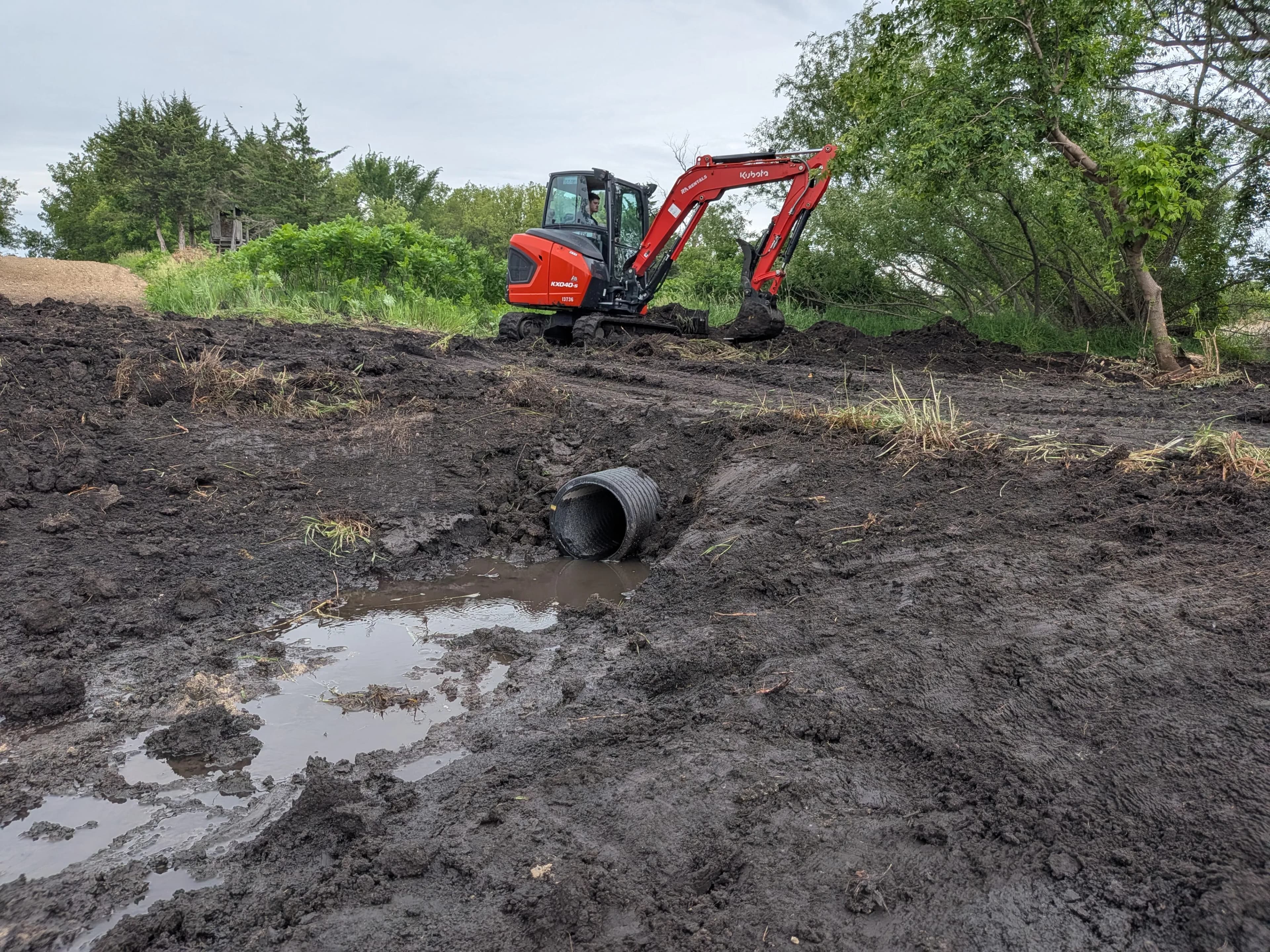 Project Culvert Installation and Field Road Drainage Fix Near Willmar image