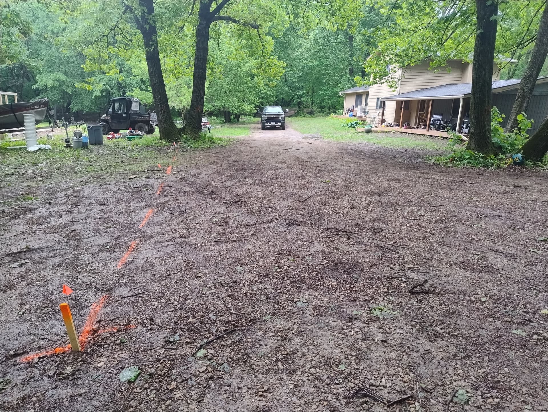 Land Clearing and Shop Pad Build From the Ground Up image
