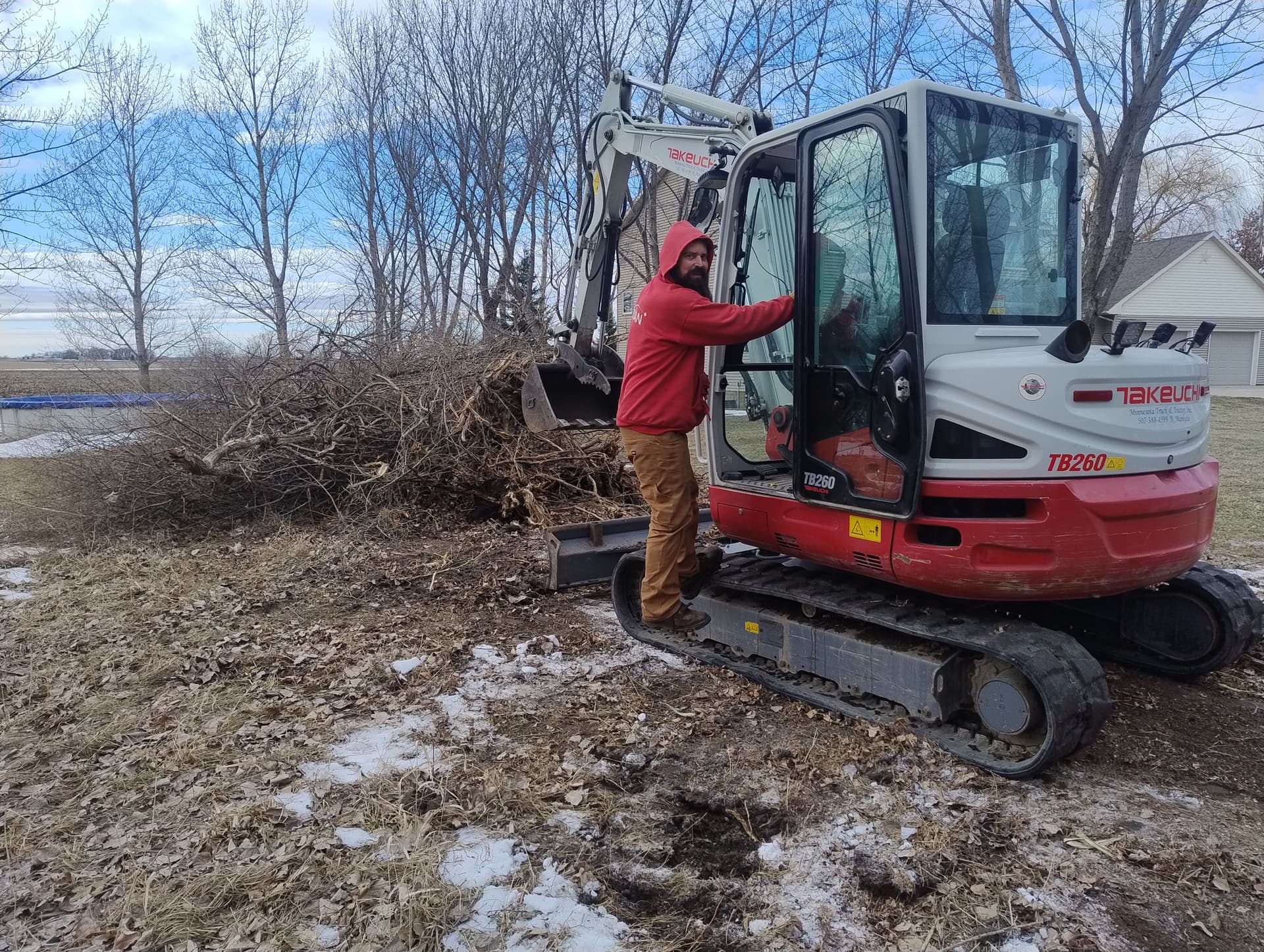 Lilac Bush Removal Near Hanska MN