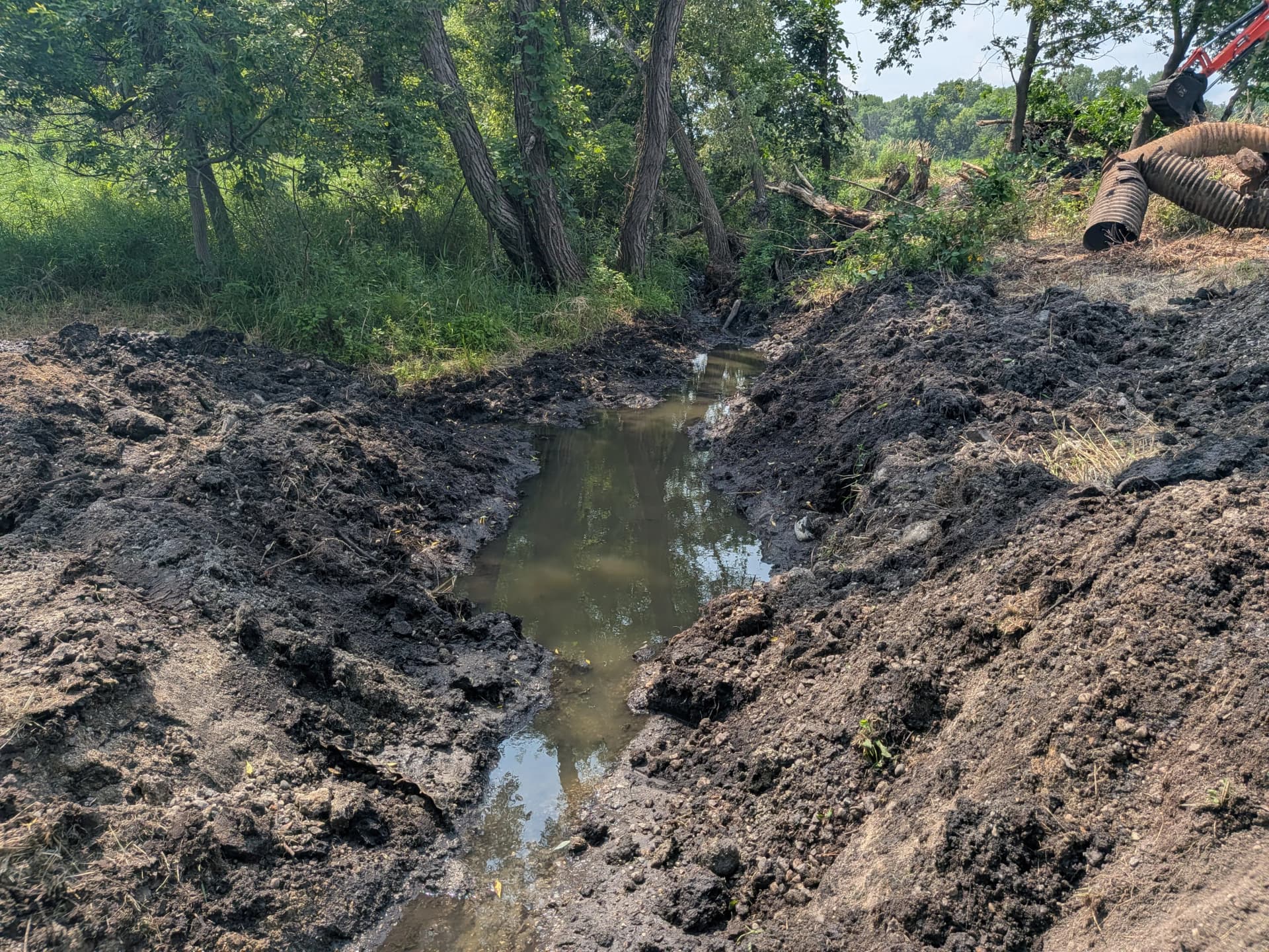 Gallery photos for Collapsed Culvert Repair and Drainage Fix Near New London-Spicer: Image #3