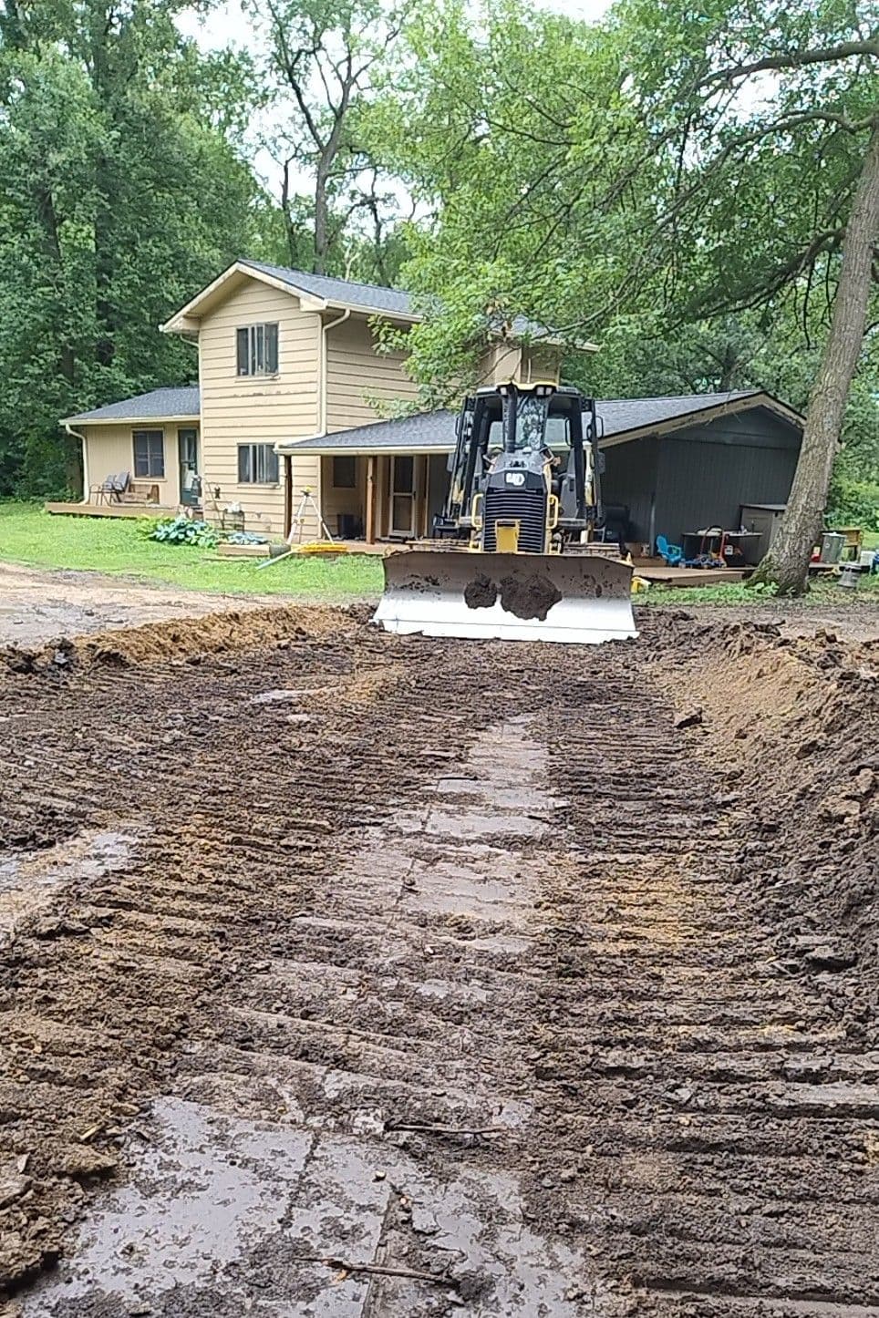 Gallery photos for Land Clearing and Shop Pad Build From the Ground Up: Image #2