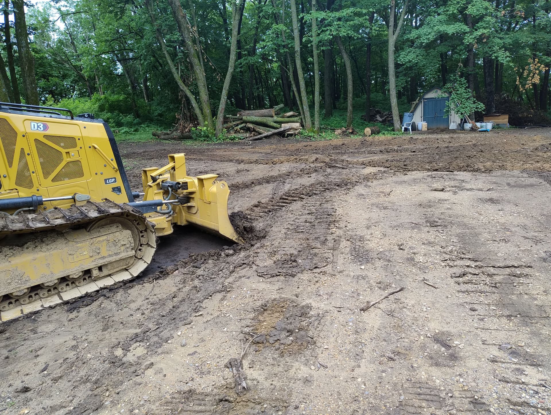 Gallery photos for Land Clearing and Shop Pad Build From the Ground Up: Image #5