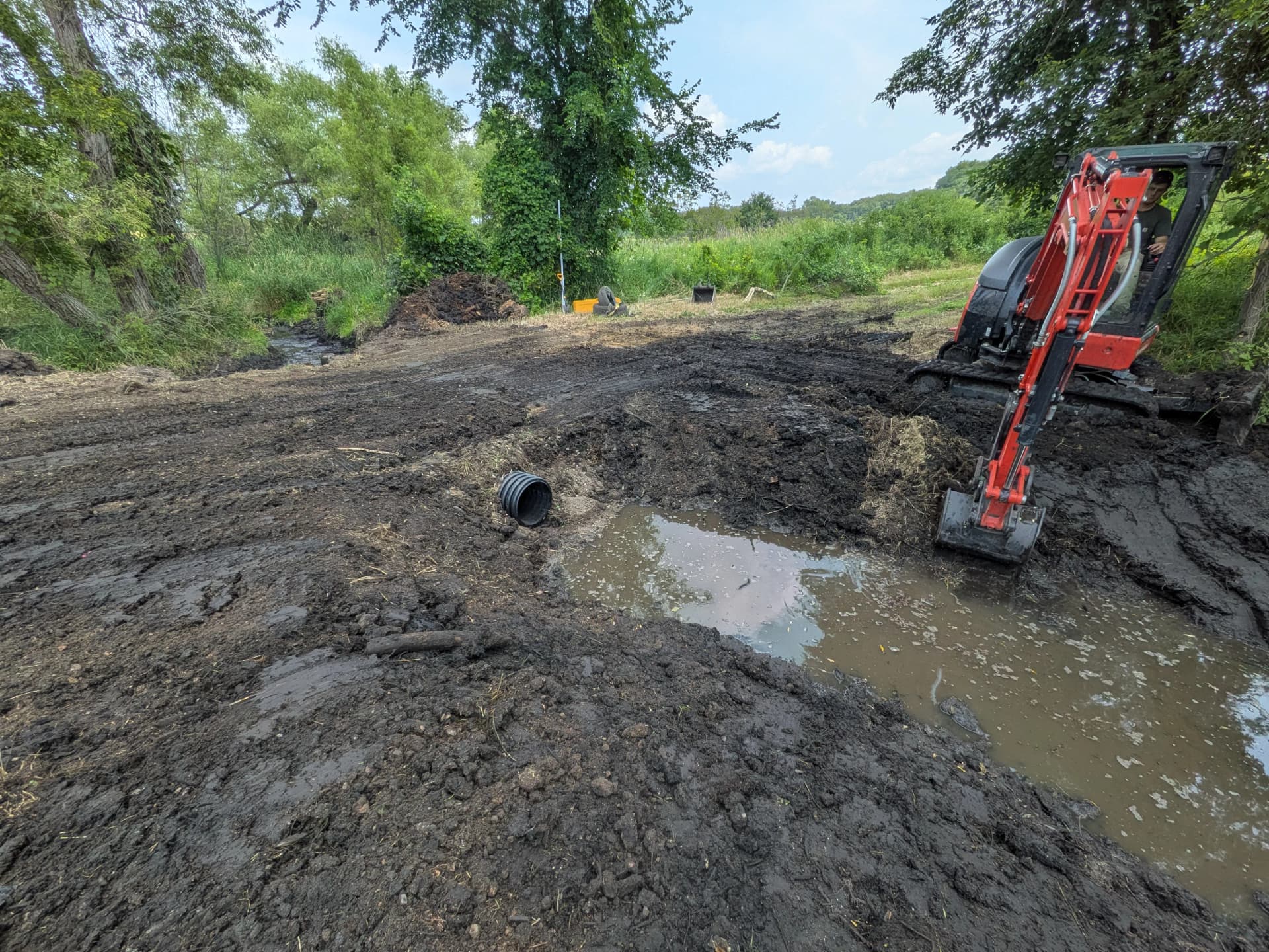 Gallery photos for Collapsed Culvert Repair and Drainage Fix Near New London-Spicer: Image #5