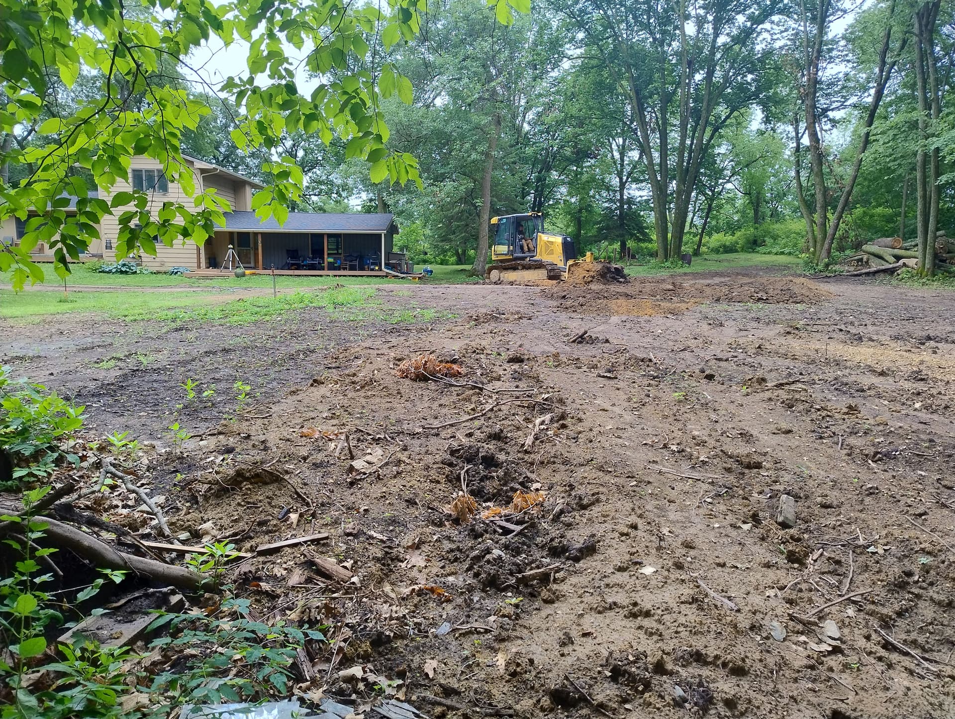 Gallery photos for Land Clearing and Shop Pad Build From the Ground Up: Image #3