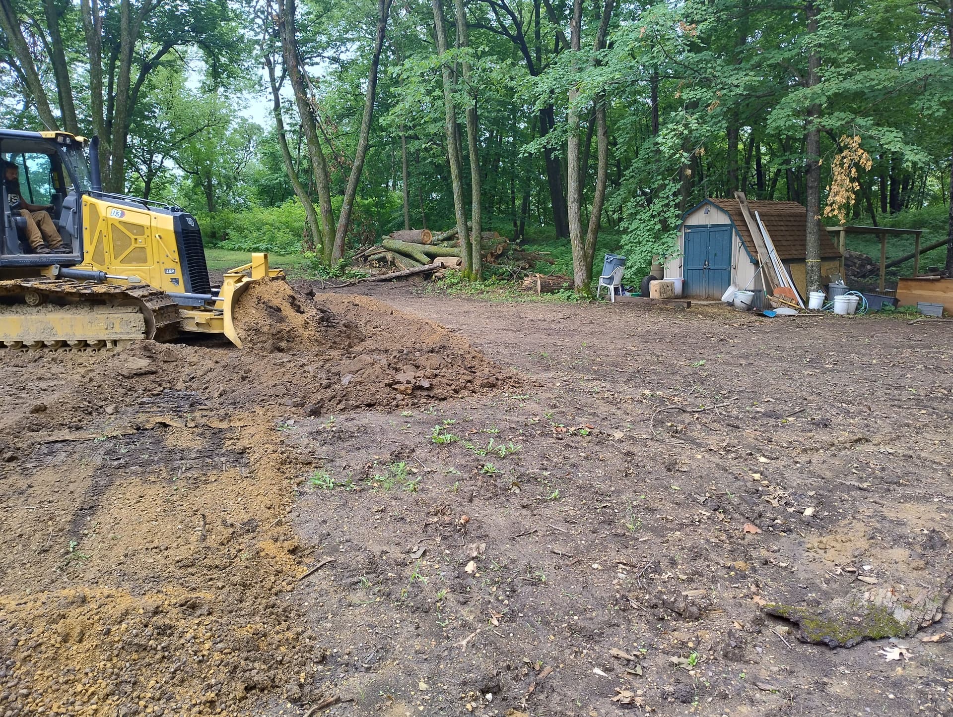 Gallery photos for Land Clearing and Shop Pad Build From the Ground Up: Image #4