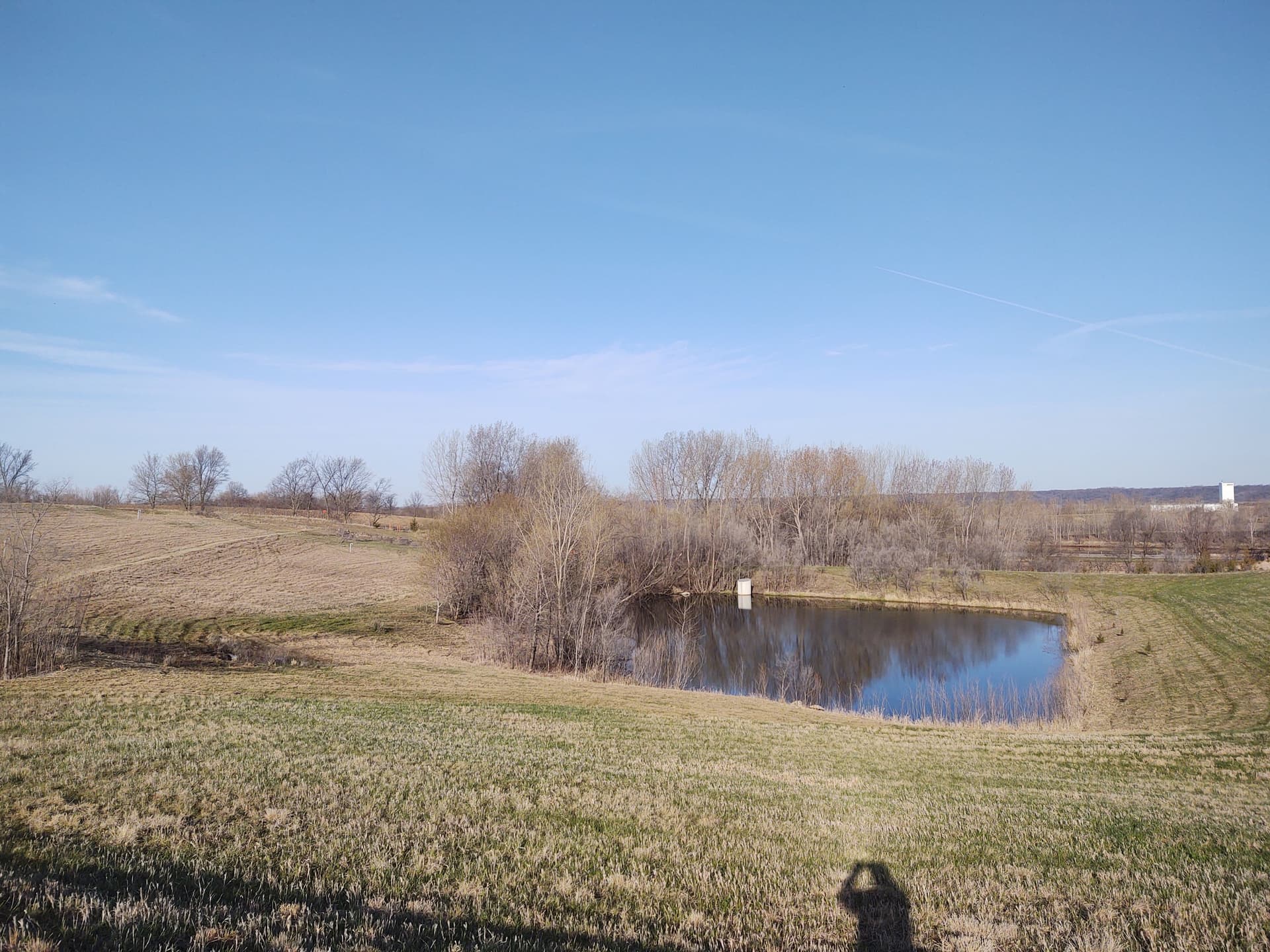Gallery photos for Overgrown Pond Site Cleared and Opened Up Near St. Peter MN: Image #1