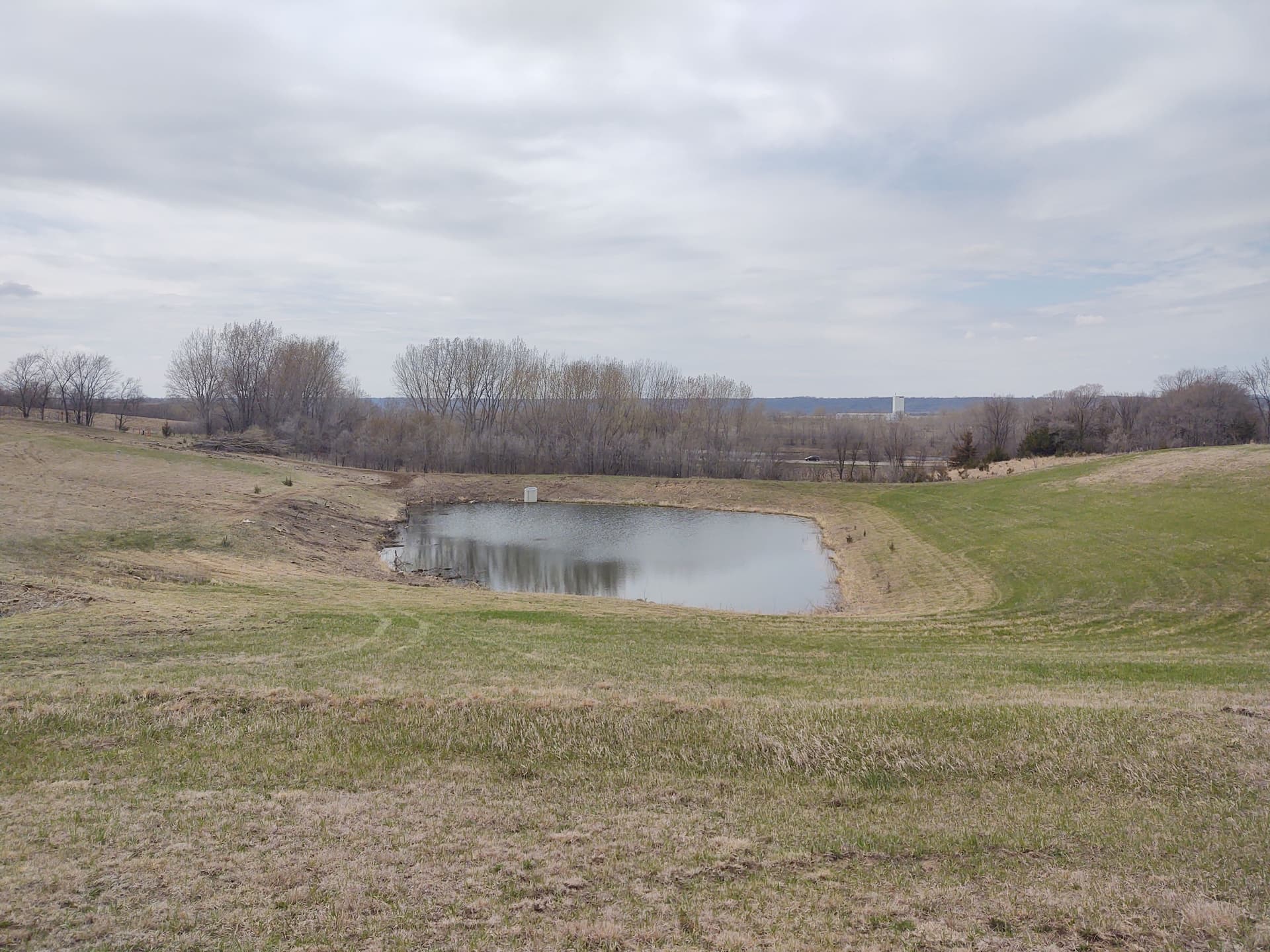 Overgrown Pond Site Cleared and Opened Up Near St. Peter MN image