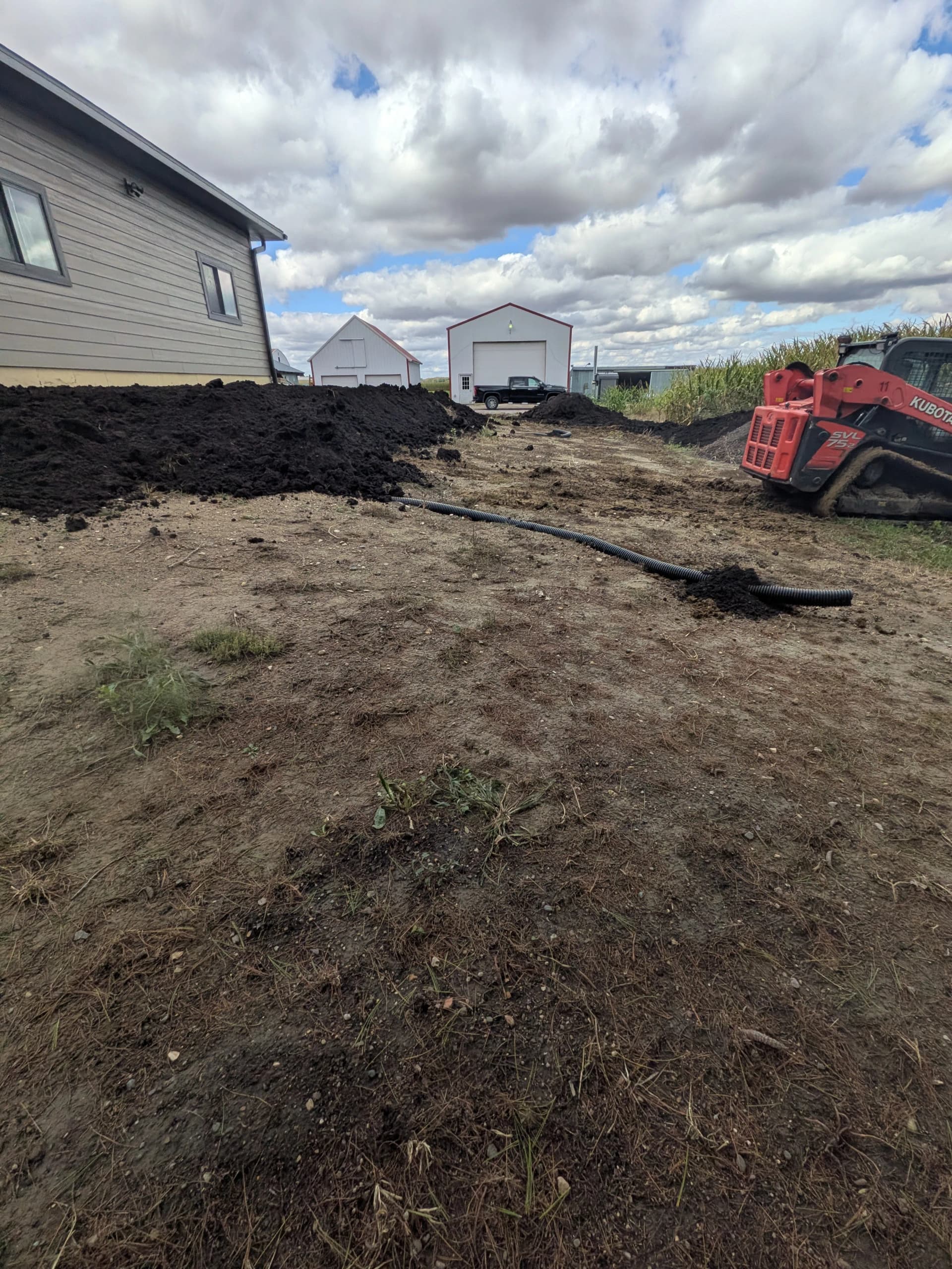 Gallery photos for Rough Grade to Real Yard - Day 1 Soil Prep Work: Image #4